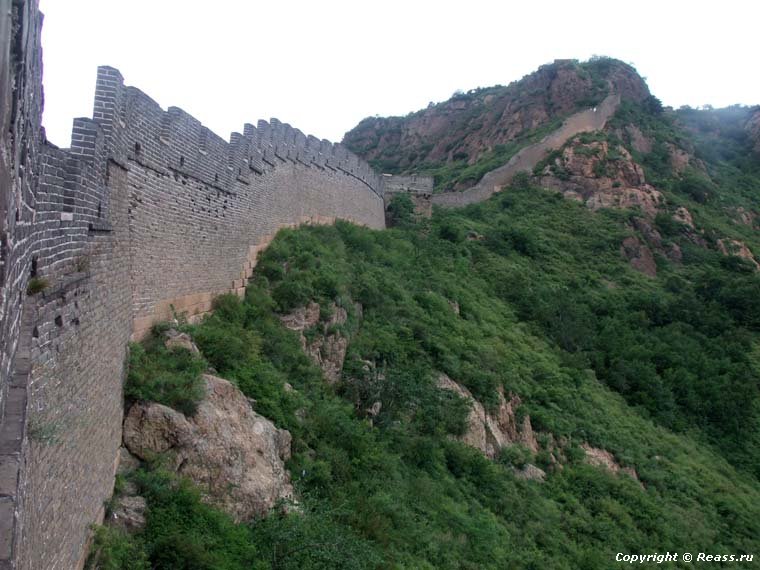 Великая китайская стена. Гора Цзяошань